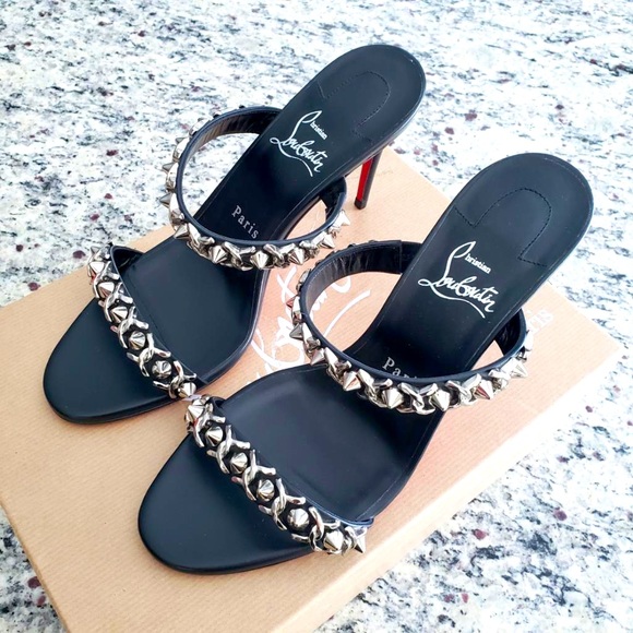 Christian Louboutin Shoes - NEW Christian Louboutin Just Chain Slide Size 38